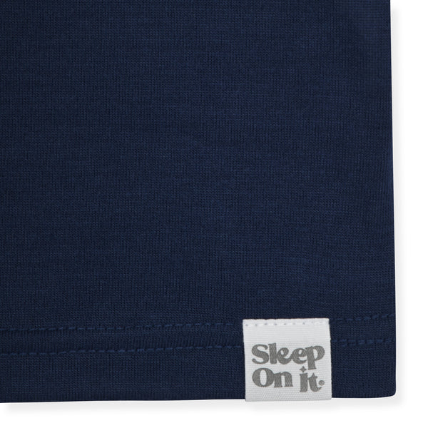 Sleep On It Boys Printed Bottom Pajama Shorts Set - Checkerboard - Sleep On It Kids