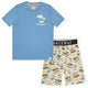 Sleep On It Boys 2-Piece Jersey Pajama Shorts Set - Racing - Sleep On It Kids