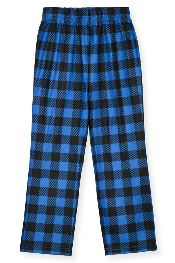 Boys 2-Piece Brushed Jersey Pajama Sets, Royal Blue & Black Pajama Sets for Boys - Sleep On It Kids