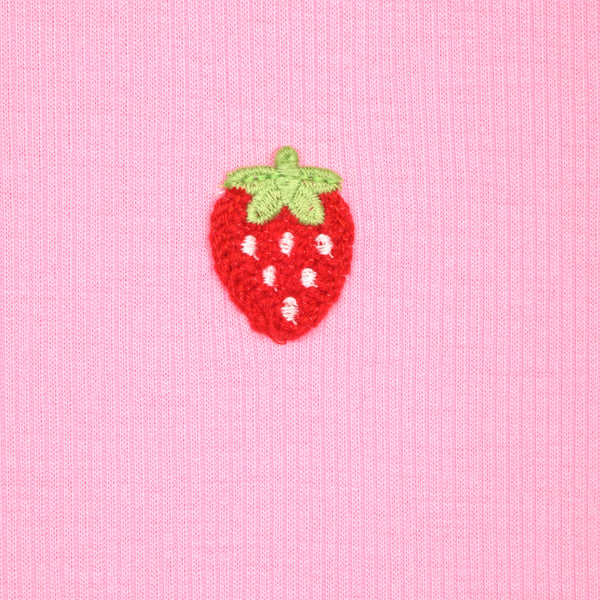 Sleep On It Girls Boxer Shorts PJ Set - Strawberry - Sleep On It Kids