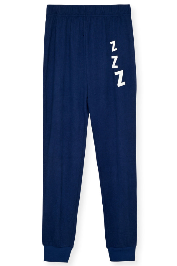 Boys 2-Piece Hacci Pajama Sets - Chill, Blue Pajama Sets for Boys - Sleep On It Kids