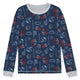 Sleep On It Boys Snuggle Jersey Tight Fit Set with Matching Socks - Navy, 4 - Sleep On It Kids
