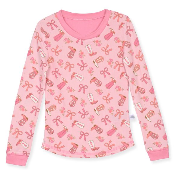 Sleep On It Girls Snuggle Jersey Tight Fit Set - Pink - Sleep On It Kids