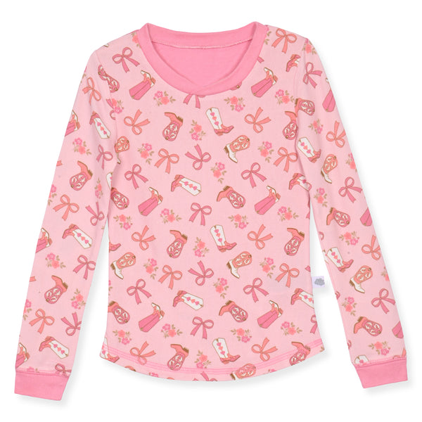 Sleep On It Girls Snuggle Jersey Tight Fit Set - Pink - Sleep On It Kids