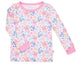 Girls 2-piece Super Soft Jersey Snug-fit Pajama Set with Socks- Daisy Dreams, Multicolored Girl’s Baby Pajama, With Matching Socks - Sleep On It Kids