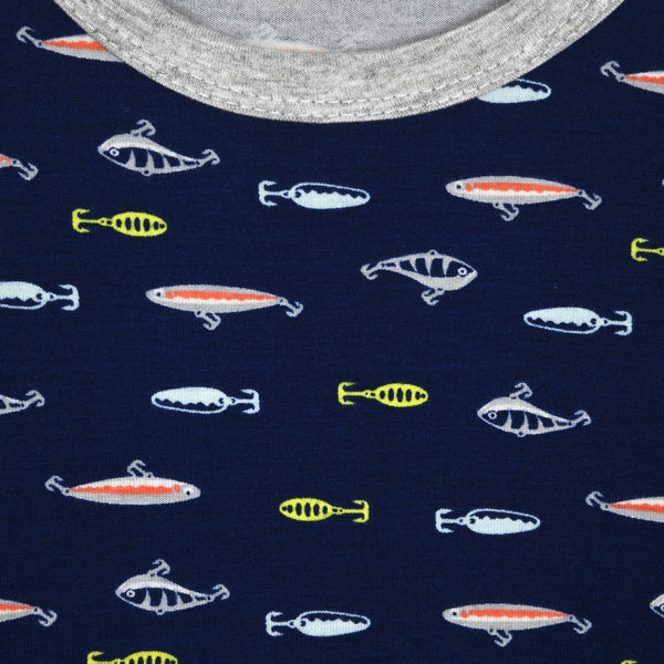 Sleep On It Boys 4PC Bamboo Snug Fit Pajama Sets ,Blue - Sleep On It Kids