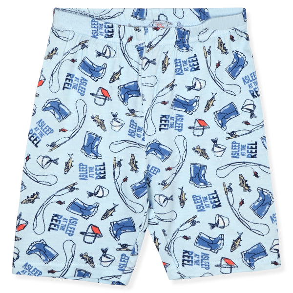 Sleep On It Boys 4PC Bamboo Snug Fit Pajama Sets ,Blue - Sleep On It Kids