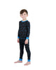 Boys 2-Piece Super Soft Jersey Snug-Fit Pajama Set- Dinosaurs, Black & Blue Pajama Set for Boys - Sleep On It Kids