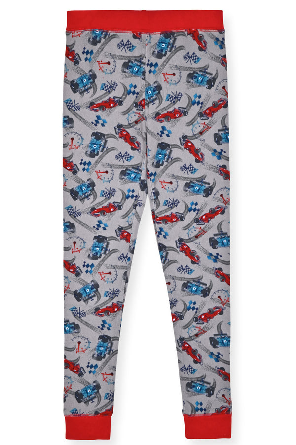 Boys 2- Piece Super Soft Jersey Snug Fit Pajama Set- Racer. - Sleep On It Kids