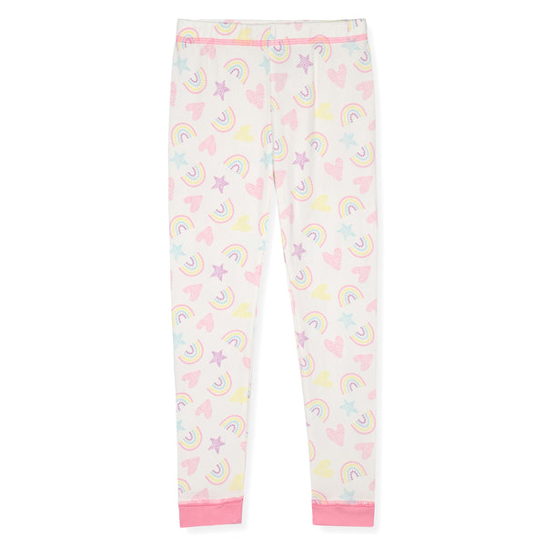 Sleep On It Girls Snuggle Jersey Tight Fit Set - White - Sleep On It Kids