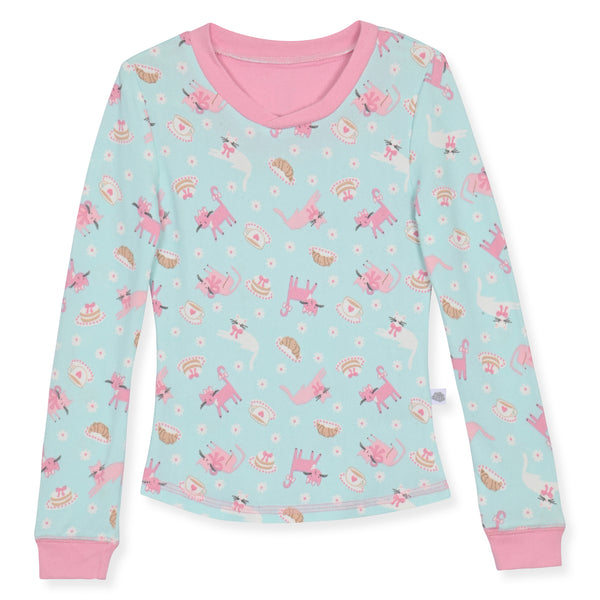 Sleep On It Girls Snuggle Jersey Tight Fit Set - Blue - Sleep On It Kids