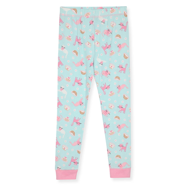 Sleep On It Girls Snuggle Jersey Tight Fit Set - Blue - Sleep On It Kids