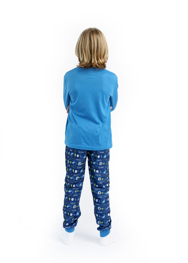 Boys My Level Brushed Jersey 2-Piece Pajama Sleep Set - Sleep On It Kids