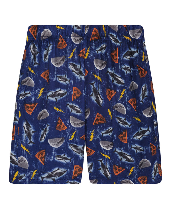 Boys Shark At-Taco 2-Piece Pajama Sleep Shorts Set - Sleep On It Kids