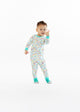 Infant/Toddler Boys Neon Zoo Snug Fit 2-Piece Pajama Sleep Set With Matching Socks - Sleep On It Kids
