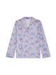 Girls Butterflies 2-Piece Button Up Fleece Coat Pajama Sleep Set - Sleep On It Kids