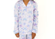 Girls Butterflies 2-Piece Button Up Fleece Coat Pajama Sleep Set - Sleep On It Kids