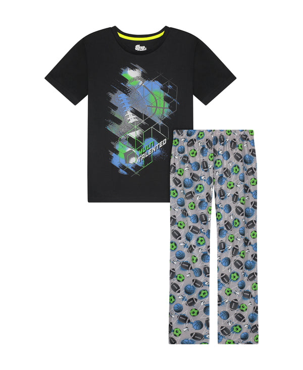 Boys All Sports 2-Piece Pajama Sleep Pants Set - Sleep On It Kids