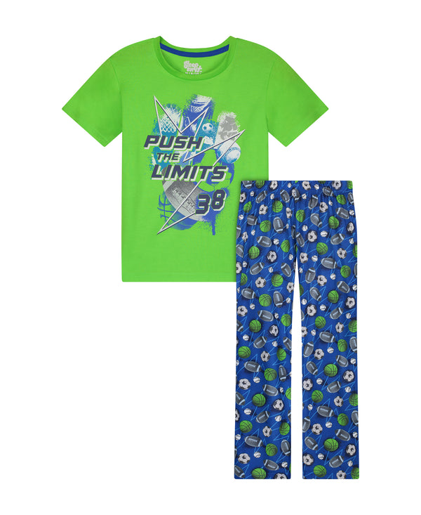 Boys Push Limits 2-Piece Pajama Sleep Pants Set - Sleep On It Kids