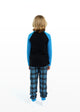 Boys Super Cool Plaid Brushed Jersey 2-Piece Pajama Sleep Set - Sleep On It Kids