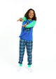 Boys Varsity Champs Brushed Jersey 2-Piece Pajama Sleep Set - Sleep On It Kids