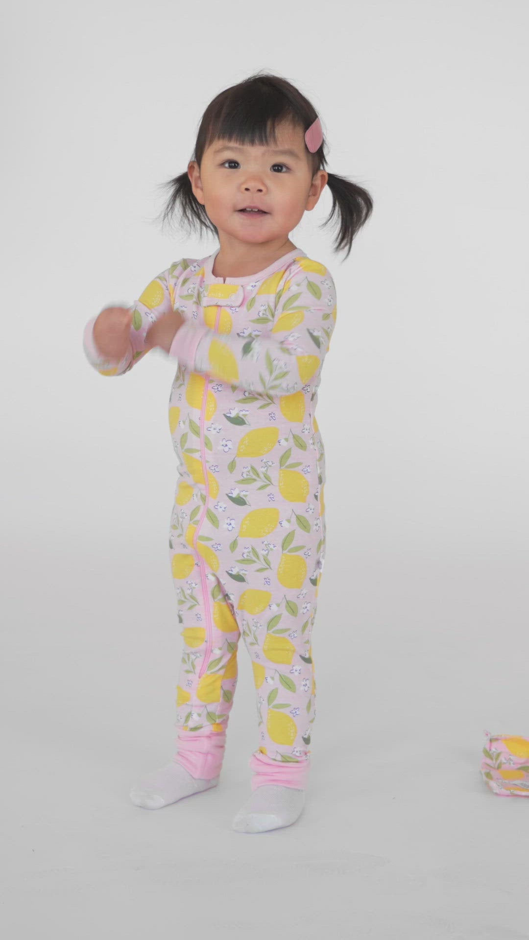 Infant Girls Sweet Lemonade Zip-Front Coverall Pajama – Sleep On
