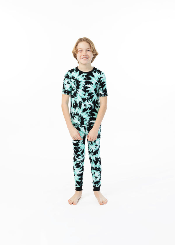 Boys Tie-Dye Super Soft Snug Fit 2-Piece Pajama Sleep Set - Sleep On It Kids