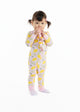 Infant Girls Sweet Lemonade Zip-Front Coverall Pajama - Sleep On It Kids